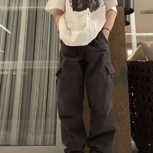 GRECIILOOKS Women's Regular Fit High Rise Regular Pant Baggy High Waist | Bell Bottom Jeans