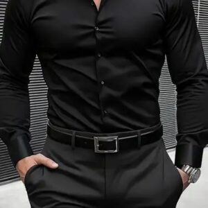black shirt for men